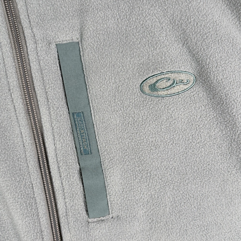 Drake‎ Waterfowl Systems Vest Fleece Full Zip Outdoors Green Mock Men's 2XL XXL - Picture 3 of 10